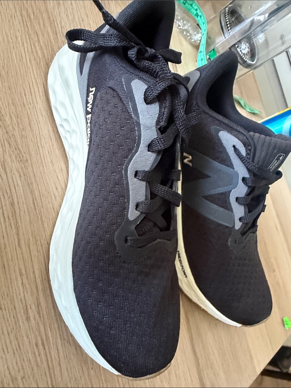 New Balance Black & Gray Athletic Sneakers